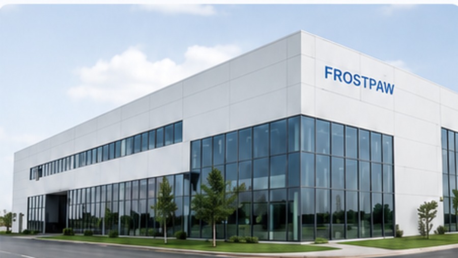 FrostPaw modern factory building
